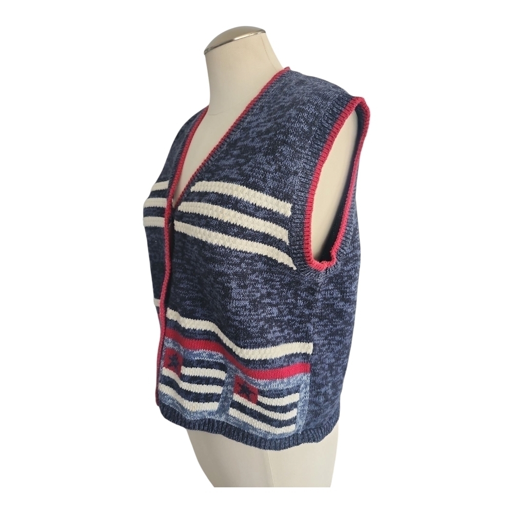 Christopher & Banks Hand-Embroidered Knit Vest – Size L - Picture 7 of 10